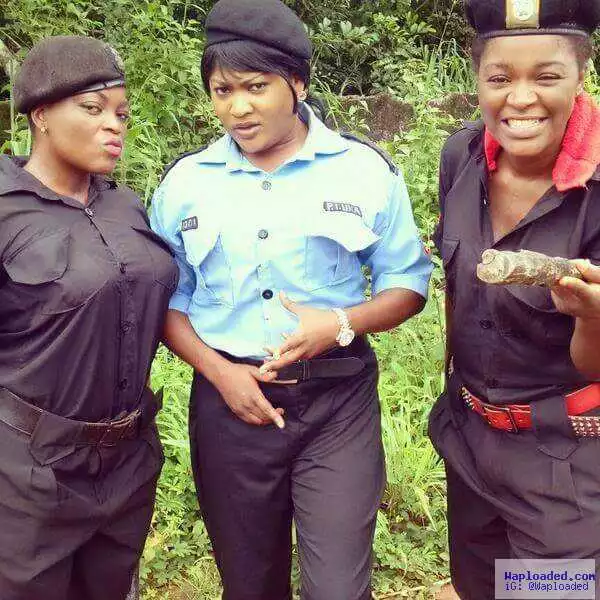 Caption This Picture Of Actresses, Funke Akindele, Uche Elendu And ChaCha Eke